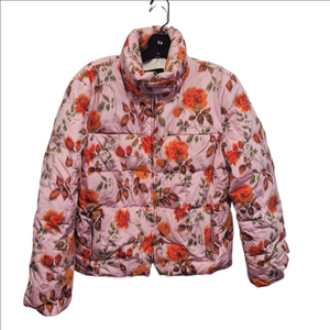 Bogner Floral Pink Full Zip Puffer Jacket